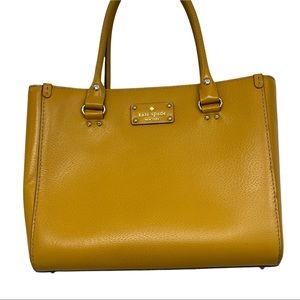 Kate Spade Wellesley Yellow Leather Tote